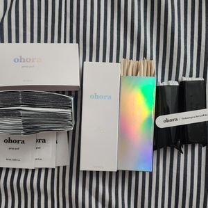 Ohora Nail Pedi sets, Gel Lamp, Prep Pad, Wood sticks, Pilers
